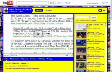 NAKED GAMING YOUTUBE CHANNEL AND WEBSITE