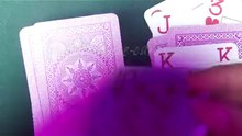 POKER-PLAYING-CARDS--Modiano Cristallo-Purple--Marked-cards