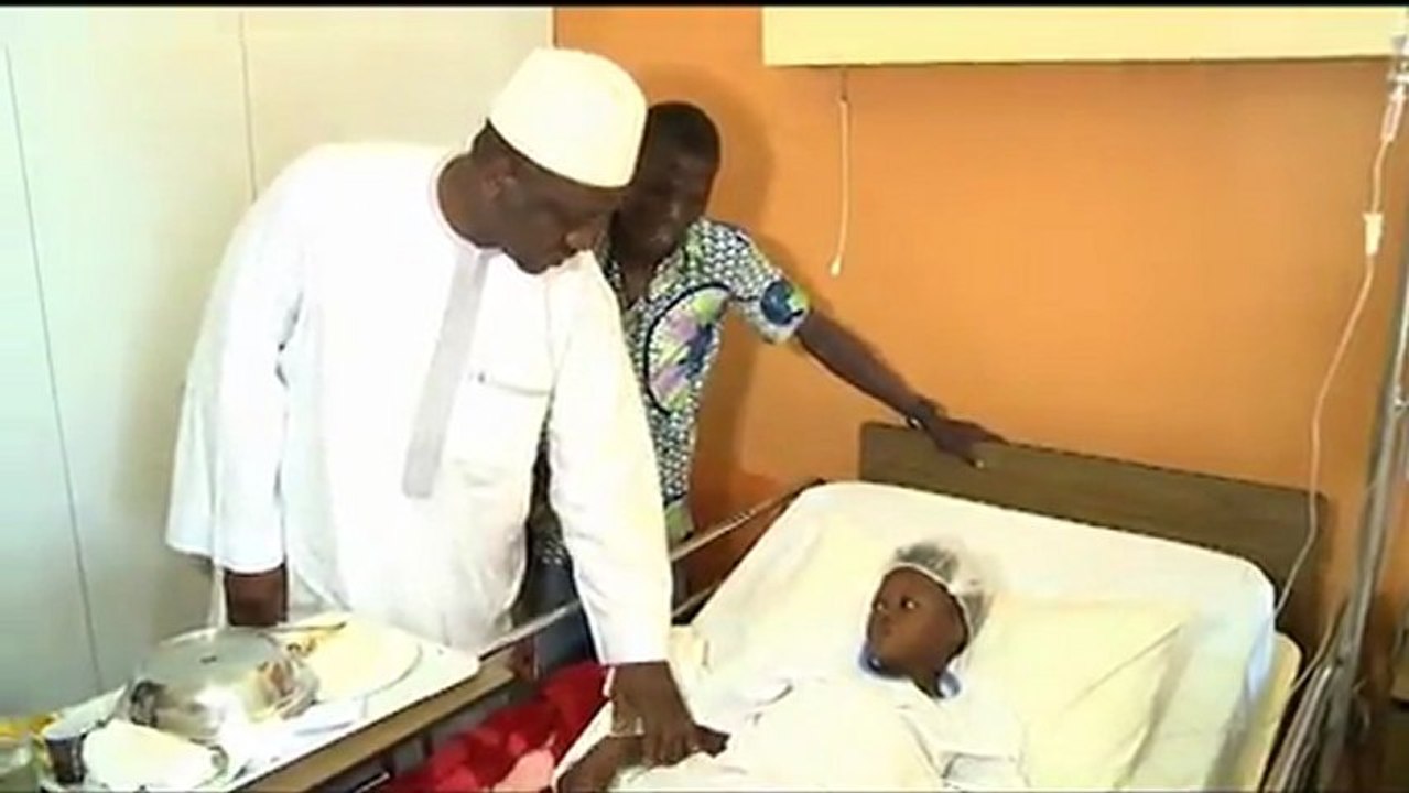 Drame de ste sylvestre: le réconfort du  Ministre hamed BAKAYOKO aux blessés et aux familles des victimes