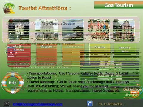 Goa Tourism Guides - Goa Tourist Attractions-Beaches-Nightlife