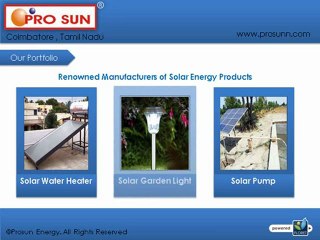 Solar Energy Products