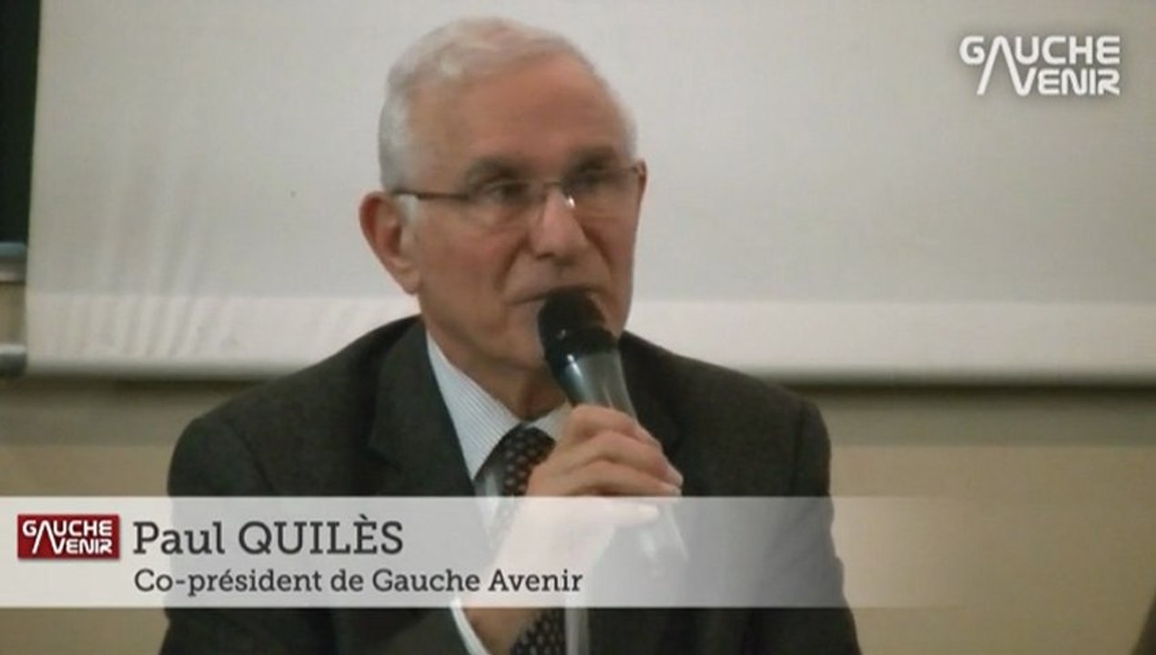 Introduction par Paul Quilès - Assemblée des gauches et des écologistes du 12 décembre