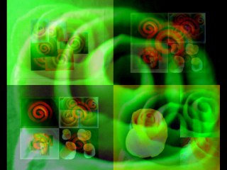 nature et jardin numérique entre orange et choux gras