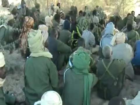 Rebelles tchadiens à la frontiere soudanaise