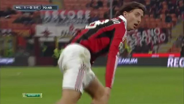 Футбол. Чемпионат Италии. 19-й тур. Милан-Сиена.2 тайм(06.01.2013)