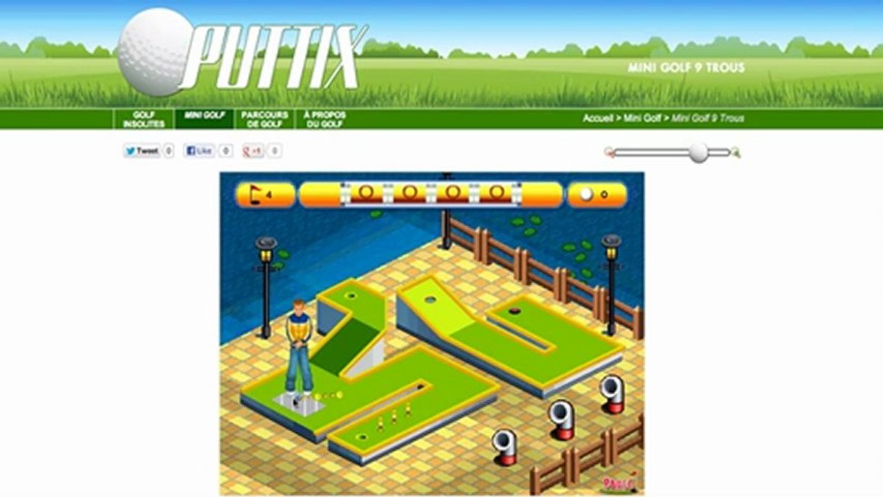 Mini parcours de golf