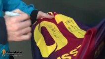 Lionel Messi gửi tặng áo tới Gerd Muller