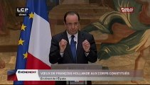 EVENEMENT,Voeux de François Hollande aux Corps constitués