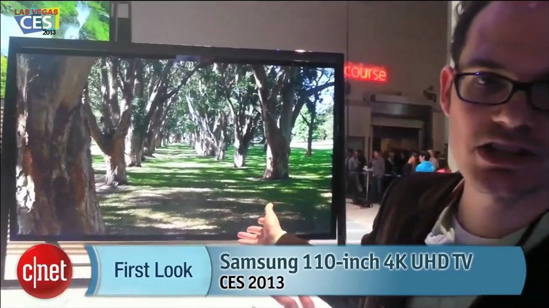 CES 2013 : la TV Samsung Ultra HD de 110 pouces - Vidéo Dailymotion