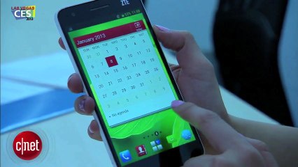 CES 2013 : le smartphone chinois ZTE Grand S
