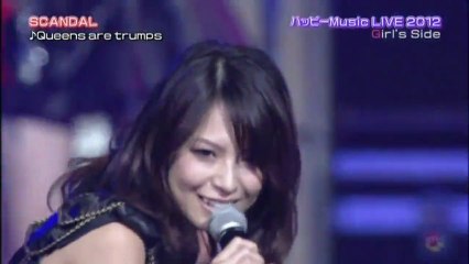 SCANDAL - Queens are Trumps live (HM-Girls Side)