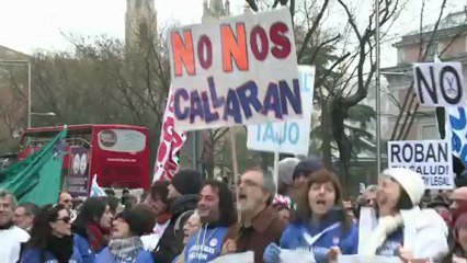 Marcha por recortes en Madrid