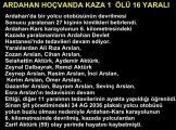 Ardahan Kaza Haberleri 2013 Hoçvan @ MEHMET ALİ ARSLAN Haber