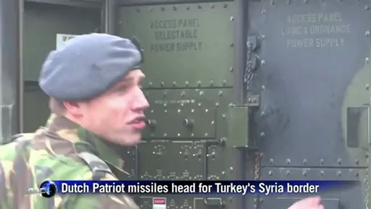 Dutch Patriot missiles head for Turkey's Syria border