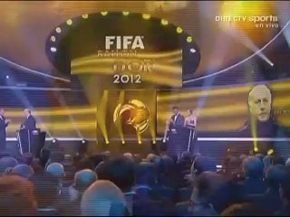 Galardones más destacados del Balón de Oro 2012