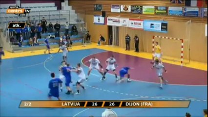 Résumé Dijon - Lettonie (Tournoi de Montargis)