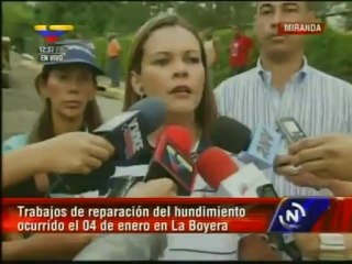 El próximo domingo restablecerán acceso vial en avenida principal de la Boyera