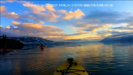 PREVIEW- KAYAKING Indian Rock to Goodes Creek KayakLog 12-12-2012