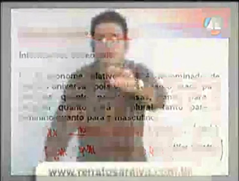 Aula 04.3 - Morfologia pronominal -