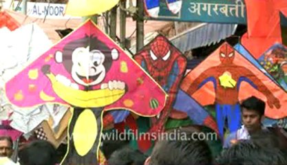 Old Delhi-kite market.flv