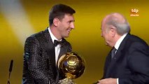 Leo Messi, Balón de Oro por cuarta vez consecutiva!