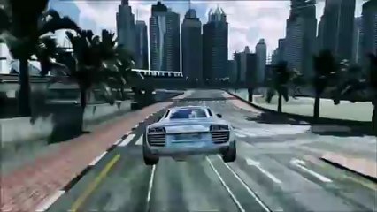 Blur 2 Audi R8 Dubai gameplay