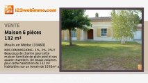 A vendre - maison - Moulis en Médoc (33460) - 6 pièces - 1