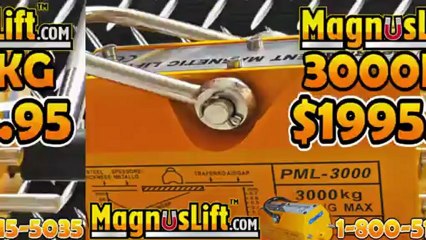 Industrial Permanent Magnetic Lifter 1000kg - Magnuslift.com