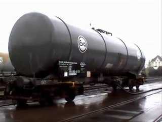 Tank car implosion d'un wagon citerne