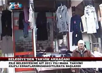 ZİLE BELEDİYESİNDEN TAKVİM ARMAĞANI
