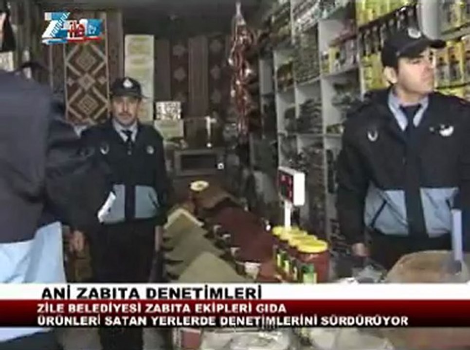 ZİLE ZABITASINDAN GIDA DENETİMİ