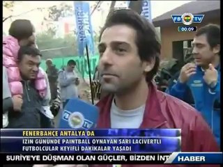 6 Ocak 2013 Fenerbahçe Antalya Kampı Paintball Turnuvası