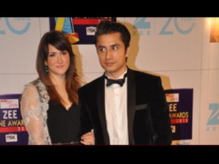 Ali Zafar With Wife at Zee Cine Awards 2013