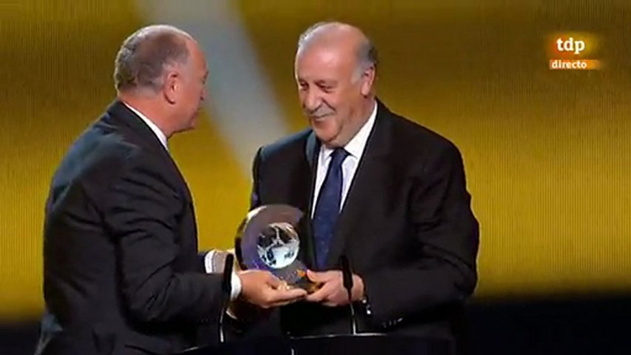 Vicente Del Bosque, Balón de Oro 2012 al mejor entrenador!