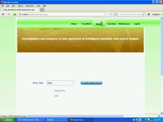Investigation And Analysis Of New Approach Of Intelligent Semantic Web Search Engine