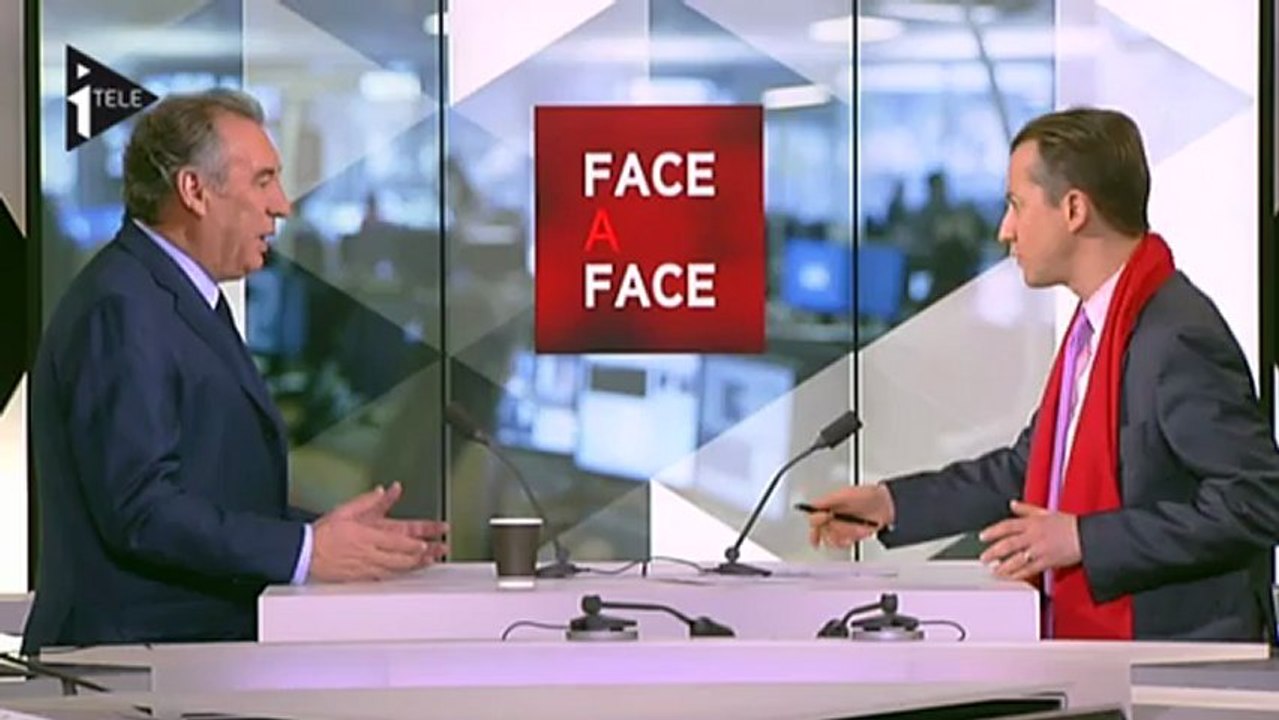 François Bayrou, invité de Christophe Barbier sur iTélé - 080113