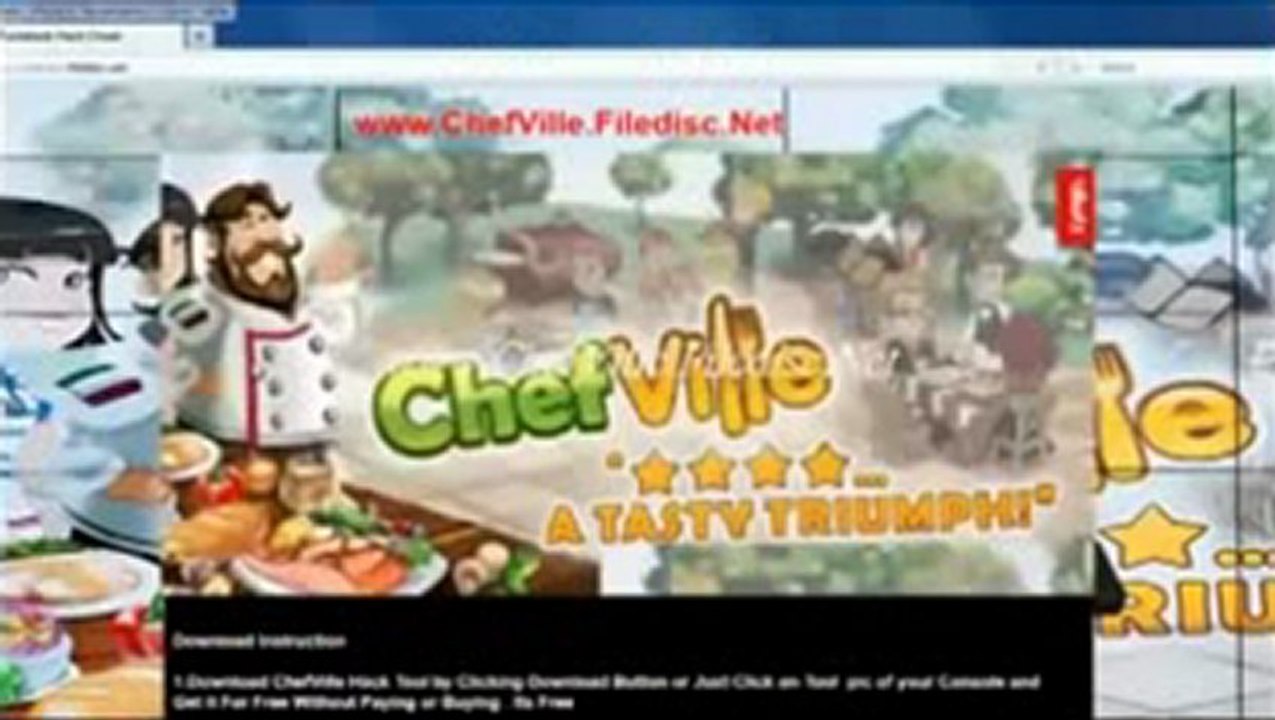 Zynga ChefVille Facebook Hack Trainer 2013 % pirater, télécharger DOWNLOAD