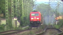 Züge zwischen Hammerstein - Leutesdorf, ex-DR V100, ERS 189, 2x 185, 2x 143, 2x 425