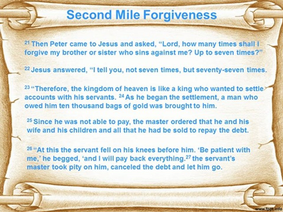 Second File Forgiveness-Revised