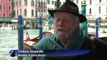 Cruise ship 'monsters' stir discord in Venice