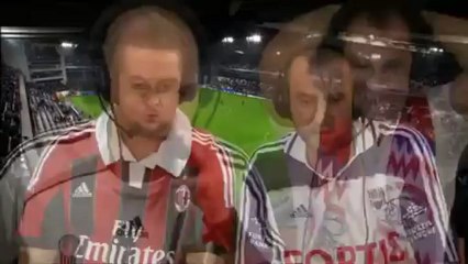 Cuando los aficionados se ponen a narrar el encuentro