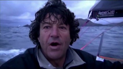 Vive émotion pour Jean Le Cam au passage du Cap Horn (HD)