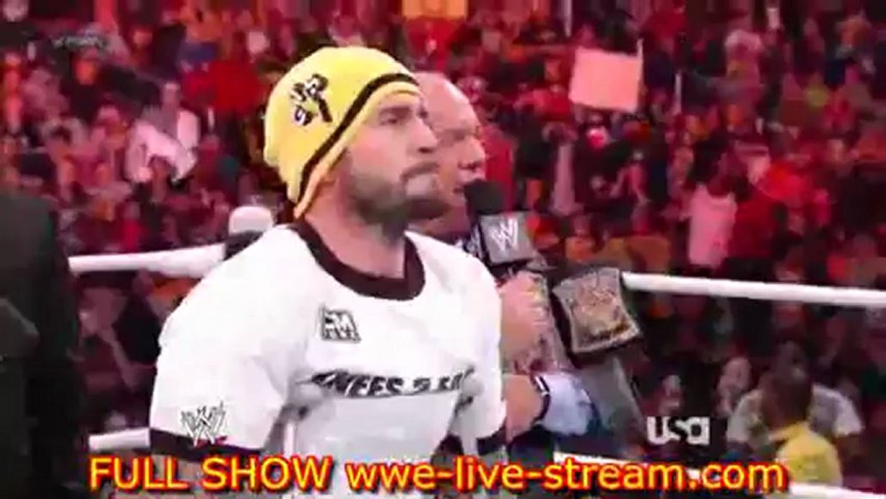 HD WWE RAW 01/07/13 part 11
