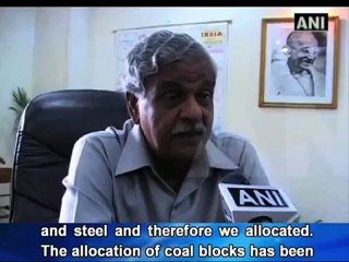 Capacity addition behind coal block allocation- Jaiswal.mp4