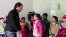 Aulas improvisadas en Siria