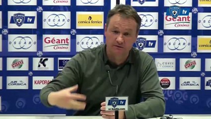 SC Bastia : Le point presse du 08 janvier 2013