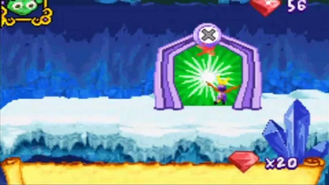 Spyro : Fusion - Falaises de glace : Boules de blizzard