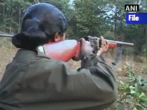 Harassed by male cadres, women Maoists surrender arms.mp4