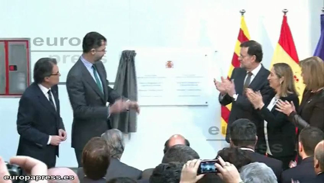 El AVE catalán, metáfora de unión para Rajoy