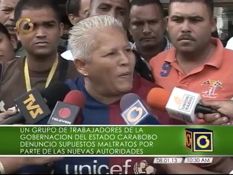 400 trabajadores de la Gobernación de Carabobo denuncian persecución política